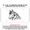 6 X 12 Full Size Aluminum License Plate for Cars and Trucks  Thumbnail
