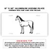 6 X 12 Full Size Aluminum License Plate for Cars and Trucks  Thumbnail
