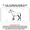 6 X 12 Full Size Aluminum License Plate for Cars and Trucks  Thumbnail