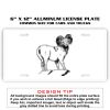6 X 12 Full Size Aluminum License Plate for Cars and Trucks  Thumbnail