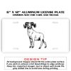 6 X 12 Full Size Aluminum License Plate for Cars and Trucks  Thumbnail