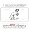 6 X 12 Full Size Aluminum License Plate for Cars and Trucks  Thumbnail