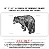 6 X 12 Full Size Aluminum License Plate for Cars and Trucks  Thumbnail