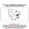 6 X 12 Full Size Aluminum License Plate for Cars and Trucks  Thumbnail