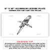 6 X 12 Full Size Aluminum License Plate for Cars and Trucks  Thumbnail