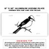 6 X 12 Full Size Aluminum License Plate for Cars and Trucks  Thumbnail
