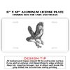 6 X 12 Full Size Aluminum License Plate for Cars and Trucks  Thumbnail