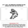 6 X 12 Full Size Aluminum License Plate for Cars and Trucks  Thumbnail