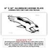 6 X 12 Full Size Aluminum License Plate for Cars and Trucks  Thumbnail