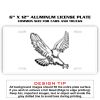 6 X 12 Full Size Aluminum License Plate for Cars and Trucks  Thumbnail