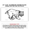 6 X 12 Full Size Aluminum License Plate for Cars and Trucks  Thumbnail