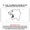 6 X 12 Full Size Aluminum License Plate for Cars and Trucks  Thumbnail