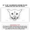 6 X 12 Full Size Aluminum License Plate for Cars and Trucks  Thumbnail