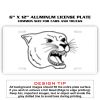 6 X 12 Full Size Aluminum License Plate for Cars and Trucks  Thumbnail