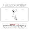 6 X 12 Full Size Aluminum License Plate for Cars and Trucks  Thumbnail