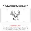 6 X 12 Full Size Aluminum License Plate for Cars and Trucks  Thumbnail