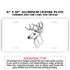6 X 12 Full Size Aluminum License Plate for Cars and Trucks  Thumbnail