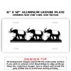 6 X 12 Full Size Aluminum License Plate for Cars and Trucks  Thumbnail