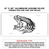 6 X 12 Full Size Aluminum License Plate for Cars and Trucks  Thumbnail