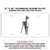 6 X 12 Full Size Aluminum License Plate for Cars and Trucks  Thumbnail