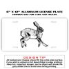 6 X 12 Full Size Aluminum License Plate for Cars and Trucks  Thumbnail