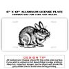 6 X 12 Full Size Aluminum License Plate for Cars and Trucks  Thumbnail