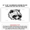6 X 12 Full Size Aluminum License Plate for Cars and Trucks  Thumbnail
