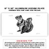 6 X 12 Full Size Aluminum License Plate for Cars and Trucks  Thumbnail