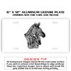 6 X 12 Full Size Aluminum License Plate for Cars and Trucks  Thumbnail