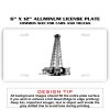6 X 12 Full Size Aluminum License Plate for Cars and Trucks  Thumbnail
