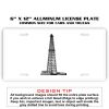 6 X 12 Full Size Aluminum License Plate for Cars and Trucks  Thumbnail