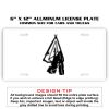 6 X 12 Full Size Aluminum License Plate for Cars and Trucks  Thumbnail