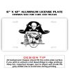 6 X 12 Full Size Aluminum License Plate for Cars and Trucks  Thumbnail