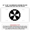 6 X 12 Full Size Aluminum License Plate for Cars and Trucks  Thumbnail