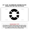 6 X 12 Full Size Aluminum License Plate for Cars and Trucks  Thumbnail