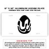 6 X 12 Full Size Aluminum License Plate for Cars and Trucks  Thumbnail