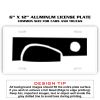 6 X 12 Full Size Aluminum License Plate for Cars and Trucks  Thumbnail