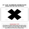 6 X 12 Full Size Aluminum License Plate for Cars and Trucks  Thumbnail