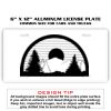 6 X 12 Full Size Aluminum License Plate for Cars and Trucks  Thumbnail