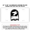 6 X 12 Full Size Aluminum License Plate for Cars and Trucks  Thumbnail
