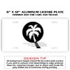 6 X 12 Full Size Aluminum License Plate for Cars and Trucks  Thumbnail