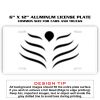 6 X 12 Full Size Aluminum License Plate for Cars and Trucks  Thumbnail