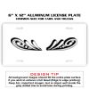 6 X 12 Full Size Aluminum License Plate for Cars and Trucks  Thumbnail