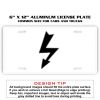 6 X 12 Full Size Aluminum License Plate for Cars and Trucks  Thumbnail