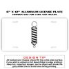 6 X 12 Full Size Aluminum License Plate for Cars and Trucks  Thumbnail