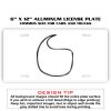 6 X 12 Full Size Aluminum License Plate for Cars and Trucks  Thumbnail