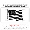 6 X 12 Full Size Aluminum License Plate for Cars and Trucks  Thumbnail