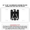 6 X 12 Full Size Aluminum License Plate for Cars and Trucks  Thumbnail