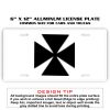 6 X 12 Full Size Aluminum License Plate for Cars and Trucks  Thumbnail