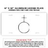 6 X 12 Full Size Aluminum License Plate for Cars and Trucks  Thumbnail